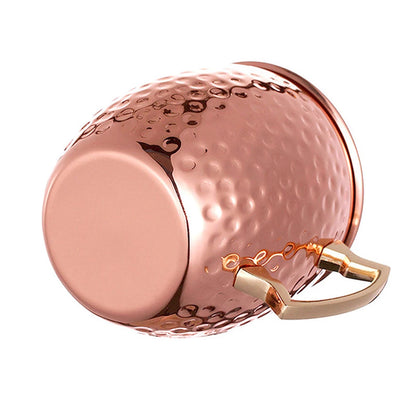 Copper Moscow Mule Mugs – Stainless Steel Copper-Plated Cocktail & Beer Cups for Bar, Party & Home Drinkware