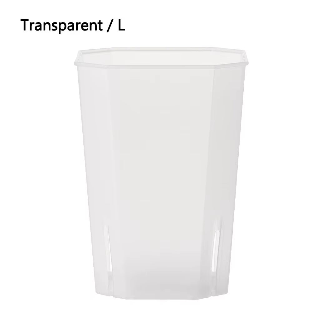 Plastics Side Hole Flower Pot Octagonal Square Pots Wholesale Succulent Flower Pots Resin Succulents Vientiane Pots Transparent