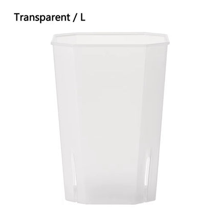 Plastics Side Hole Flower Pot Octagonal Square Pots Wholesale Succulent Flower Pots Resin Succulents Vientiane Pots Transparent