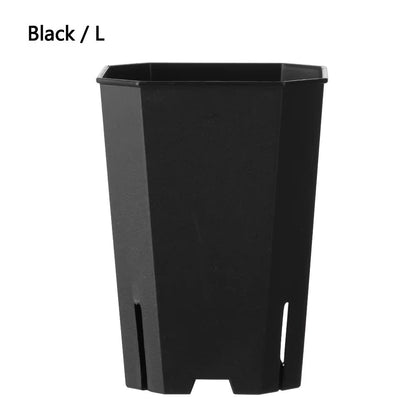 Plastics Side Hole Flower Pot Octagonal Square Pots Wholesale Succulent Flower Pots Resin Succulents Vientiane Pots Transparent